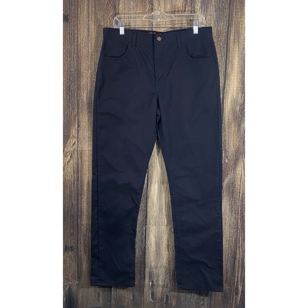 Dickies Mens Flexible & Durable Slim Taper Fit Pants Sz 33x31 Blue Poly/Cotton